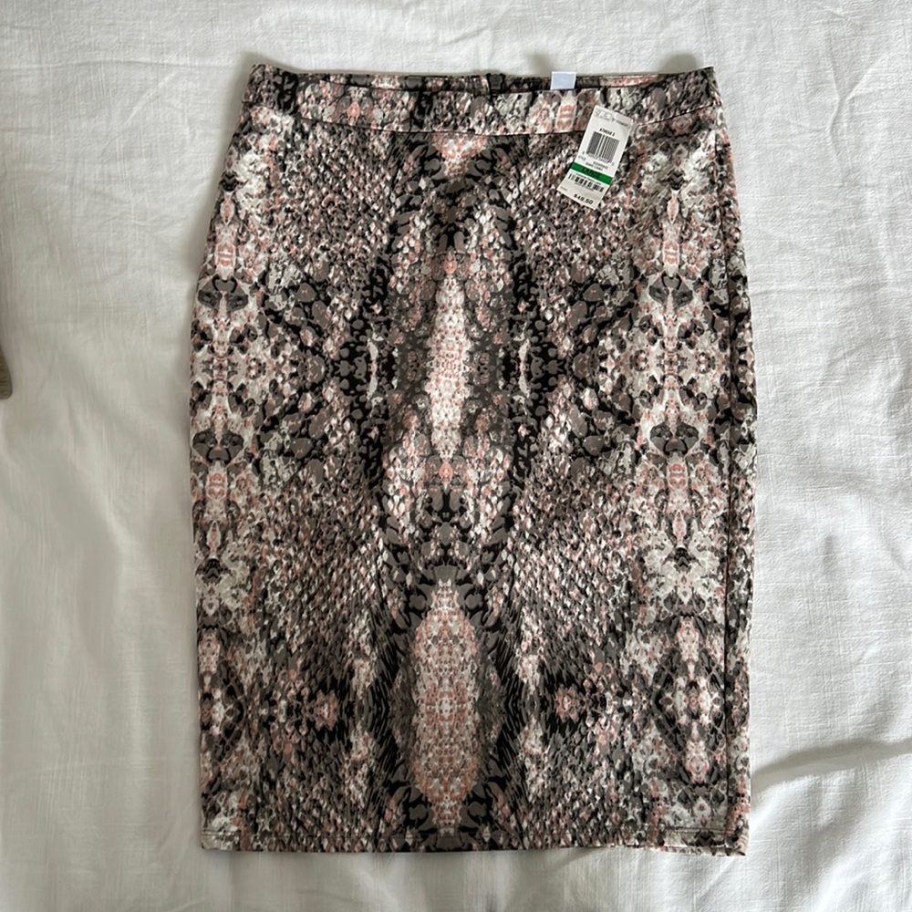 Bar III macys skirt animal snake print